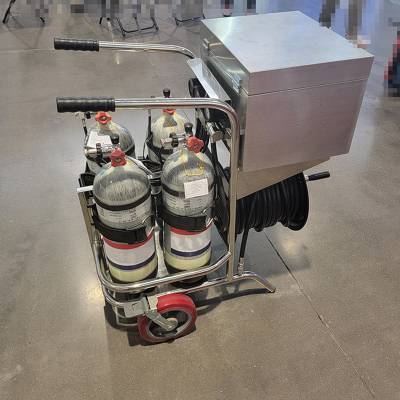 消防救援移动供气源立式长管气瓶呼吸器正压式长管呼吸器供气装置合盾