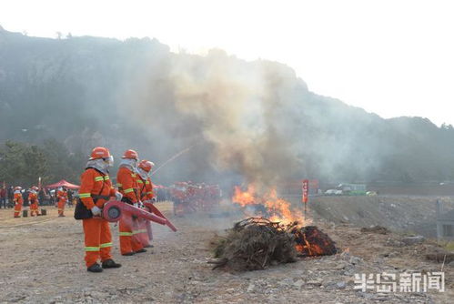 青岛举办森林防灭火应急救援演练 一批高科技消防装备产品首次亮相