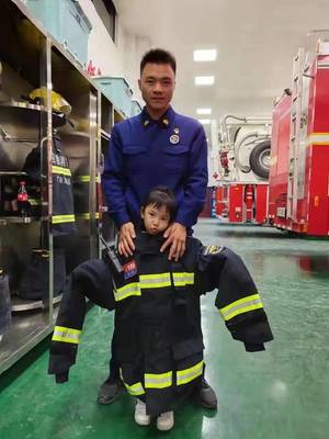 来自连州消防“蓝朋友”的新年愿望