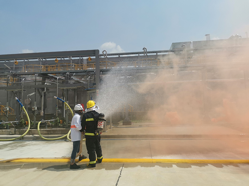 工厂里的消防演习