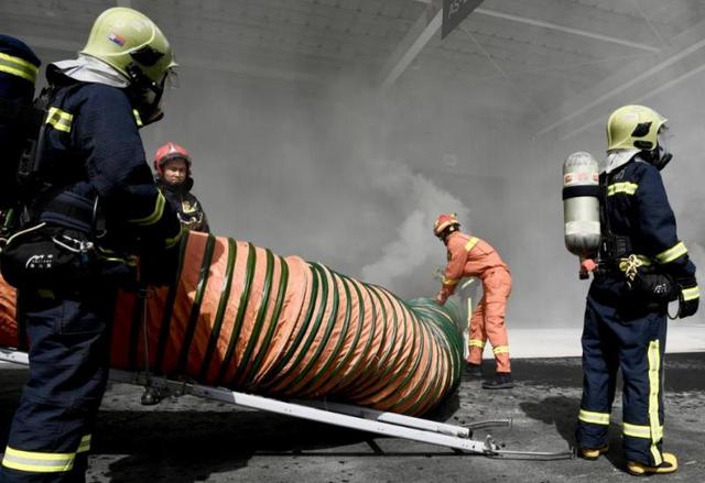 北京顺义多部门联合开展新能源汽车工厂“防灭一体化”综合实战演练